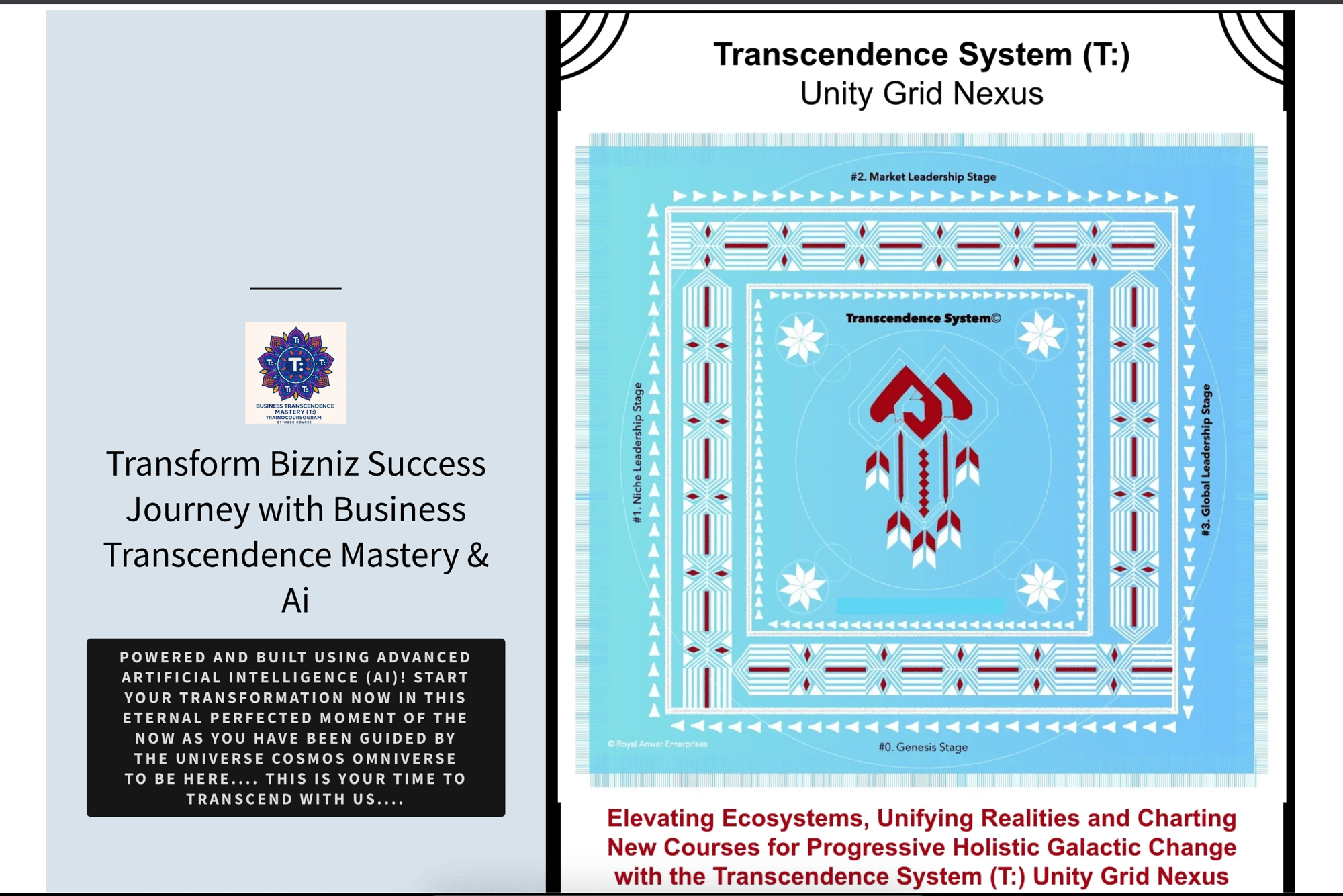 BTM Site Poster landing page